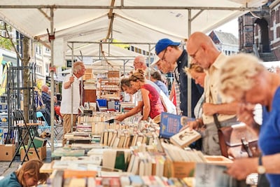 Zutphense Boekenmarkt verhuist naar Houtmarkt en Zaadmarkt