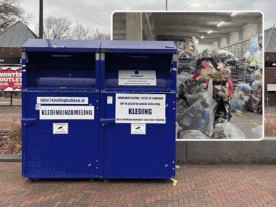 We stoppen een zender in een regenjas, dan openbaart zich een illegaal kledingrijk