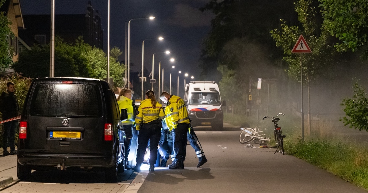 Vrouw zwaargewond achtergelaten na ongeluk, bestuurder goudkleurige BMW rijdt door.