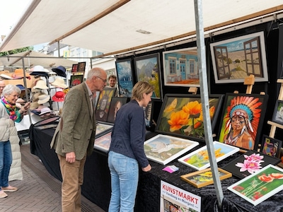 Doetinchemse kunstmarkt met meer dan 75 kramen
