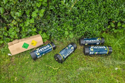 Lachgastanks gedumpt aan Rietzangerstraat in Amersfoort