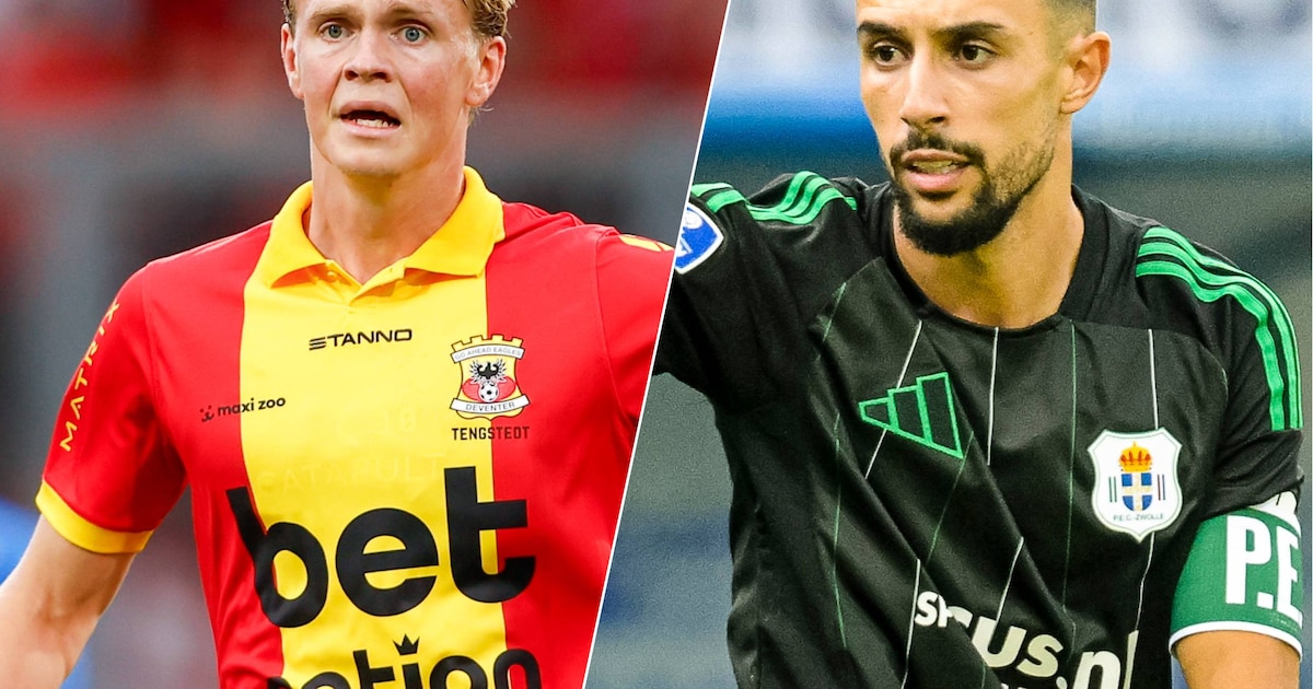 Go Ahead Eagles en PEC Zwolle spelen eerste IJsselderby van het seizoen ...