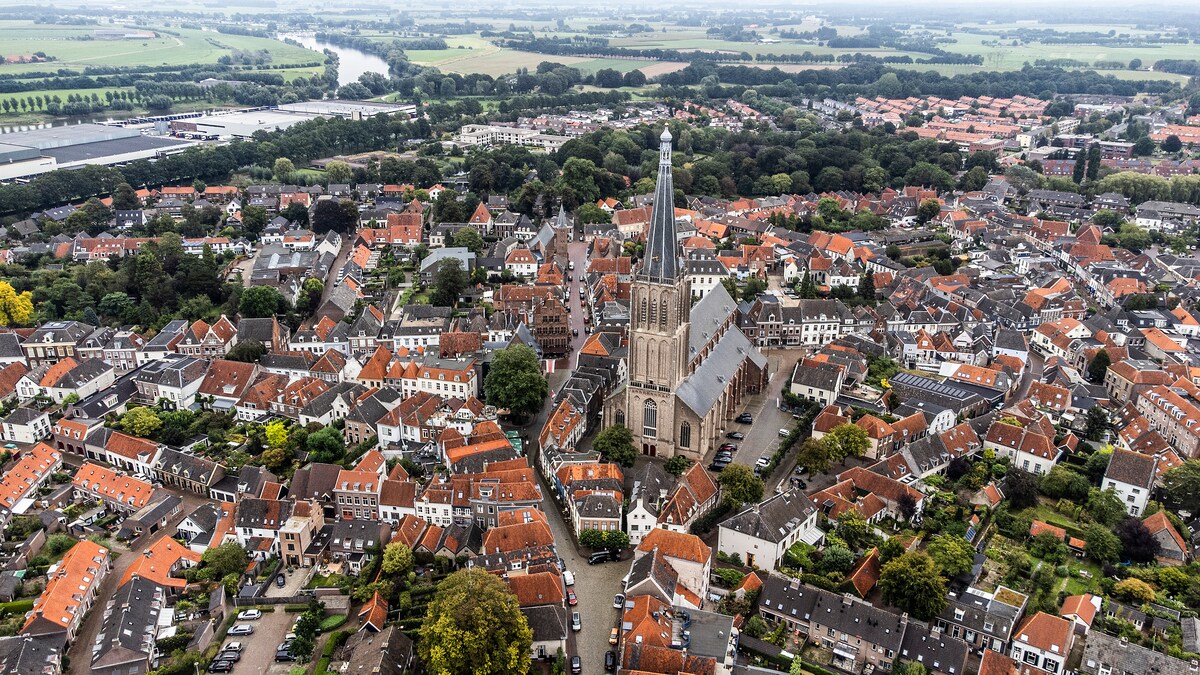 De binnenstad van Doesburg.