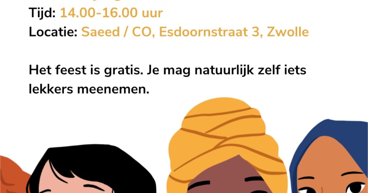 Internationale Vrouwendag bij Saeed in Zwolle: ‘Willen we met zoveel ...