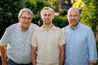 Na opa en papa zit nu Sem aan het stuur van deze wielerkoers: ‘Zelf fietsen doen we niet’
