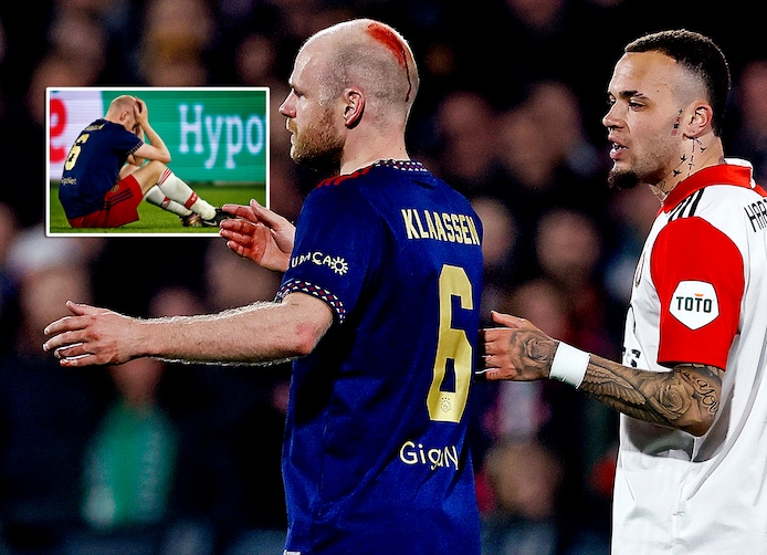 Man die voorwerp op hoofd Davy Klaassen gooide zit nog vast | Voetbal |  destentor.nl