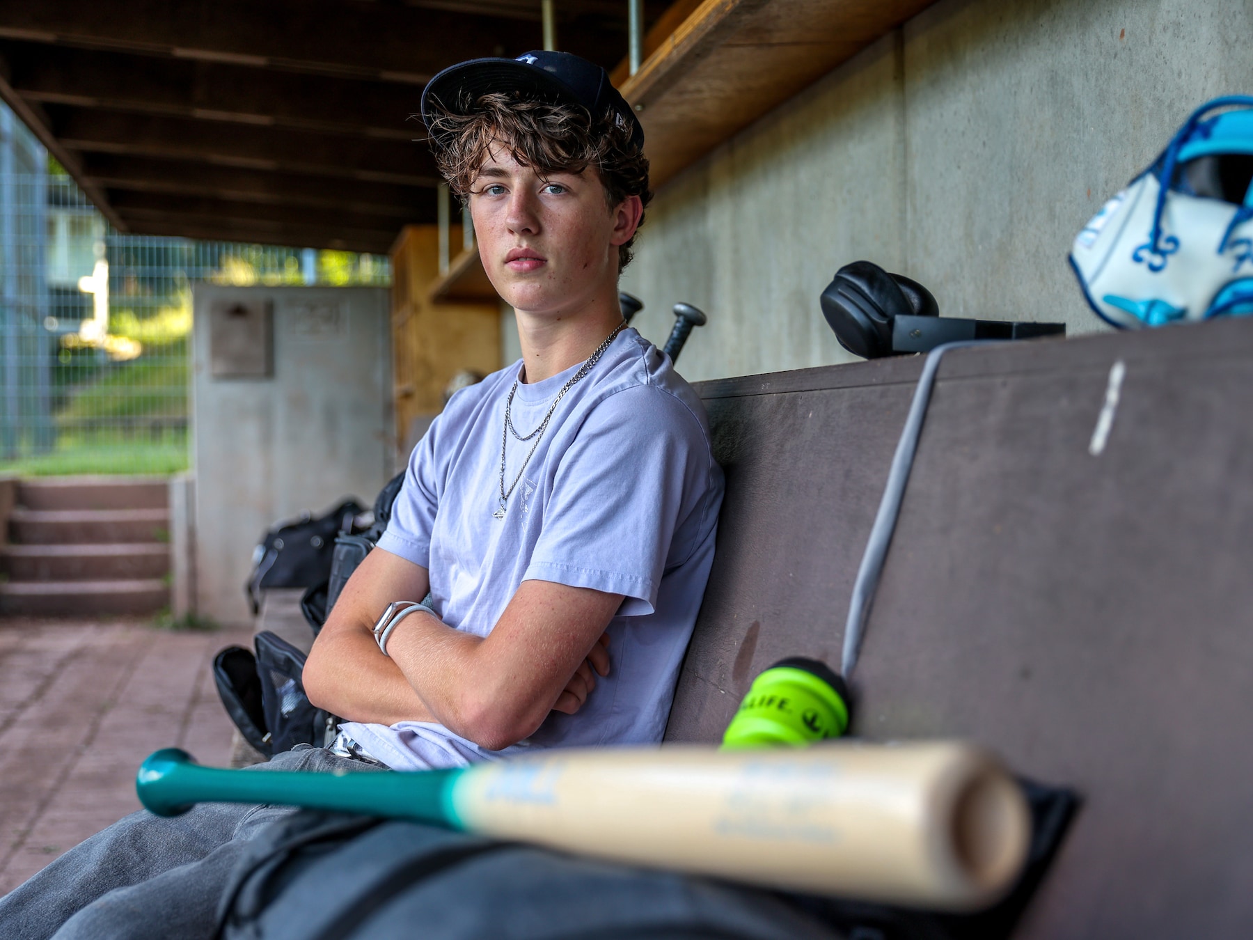 Voor het honkbal gaat Gijs zelfs naar de Verenigde Staten: ‘Ik wil er mijn beroep van maken’
