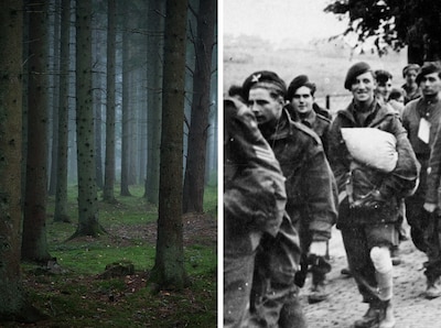 Onderduikers in bossen bij toeval ontdekt door jagende SS’ers: een ontmoeting die desastreus eindigt