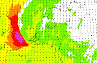 Storm Benjamin nadert, dit kun je verwachten in onze regio: ‘Vanavond is het echt raak’