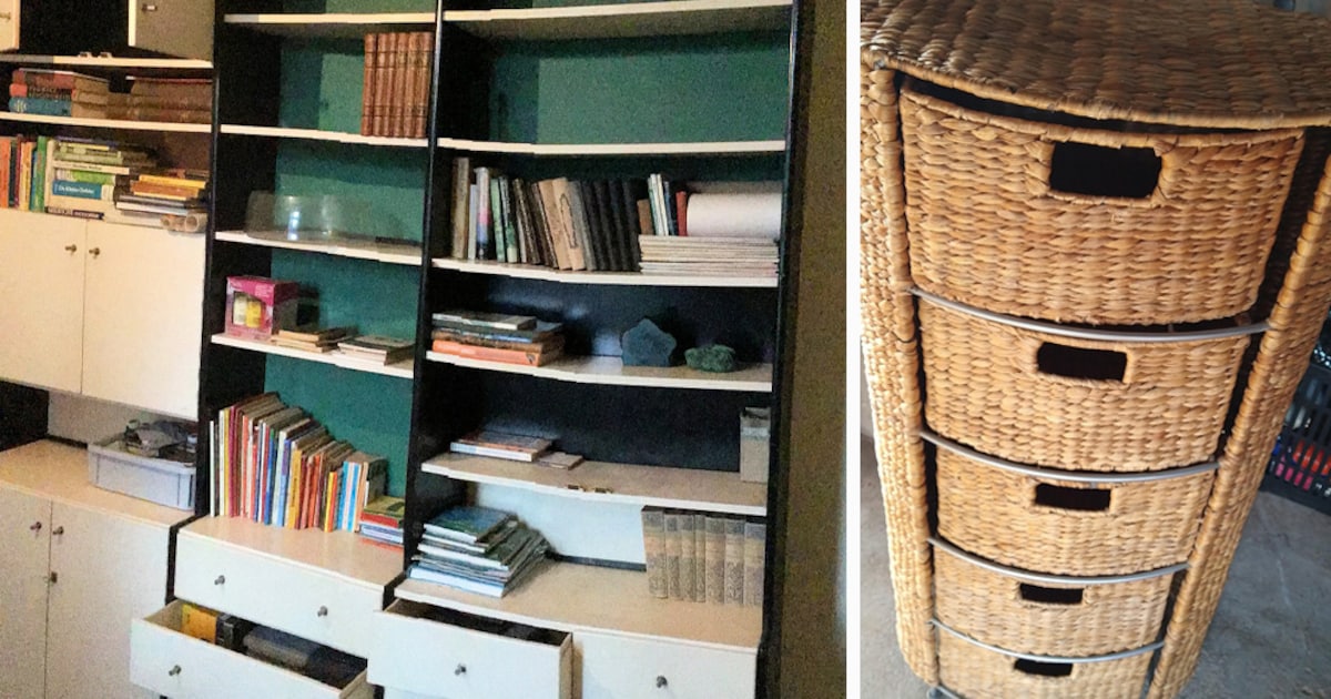 Een boekenkast, 250 balpennen en een kastje: het is gratis op te halen