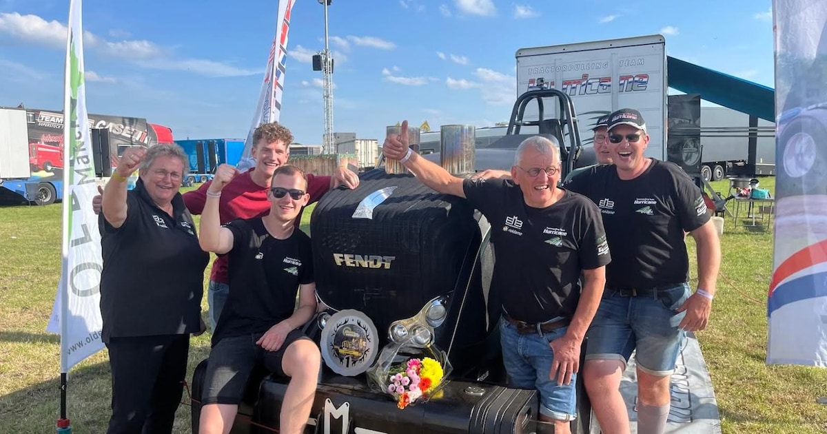Tractor van team uit Laren wint Europese tractorpullingwedstrijd
