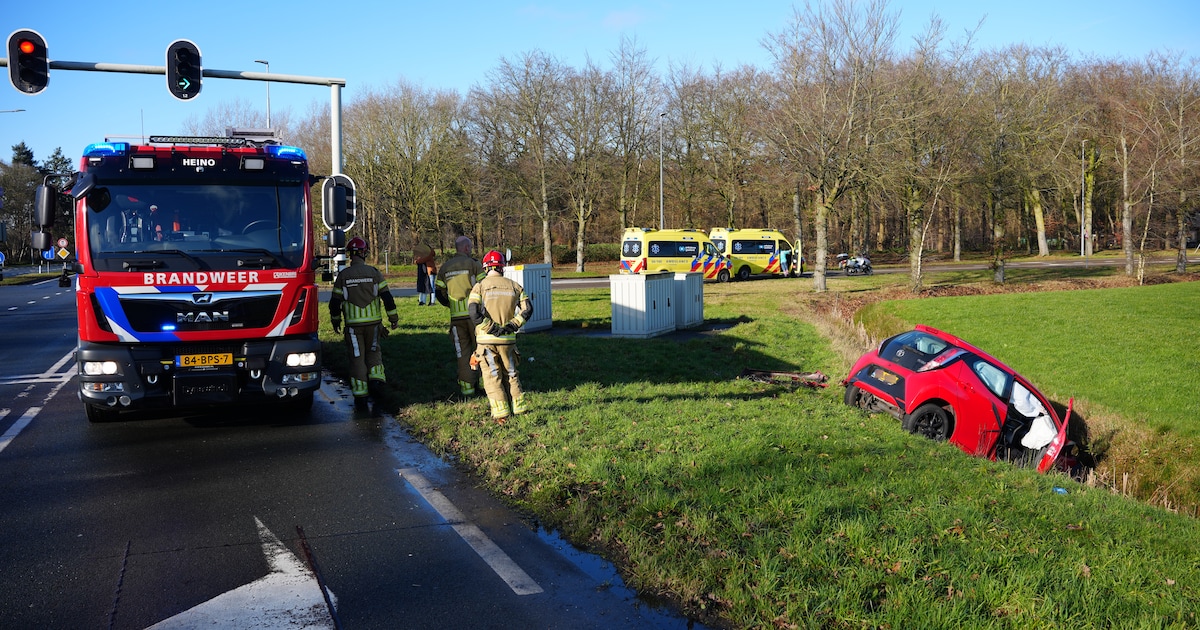 Ongeval met letsel op N35 in Heino