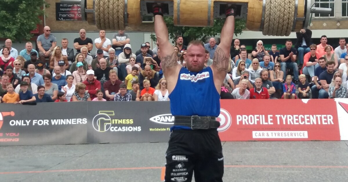 Jordy Bosch mist nét podium bij Sterkste Man van Nederland | Olst-Wijhe