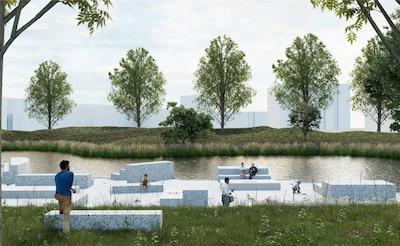 Het moet een monument voor verbinding worden, maar de kosten lopen op en de buren maken bezwaar