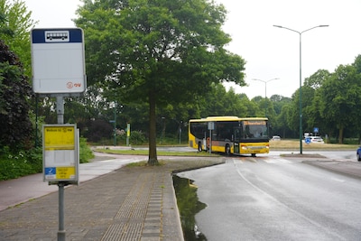 Bussen mijden feestrotonde in Spakenburg tijdens WK-duels Oranje