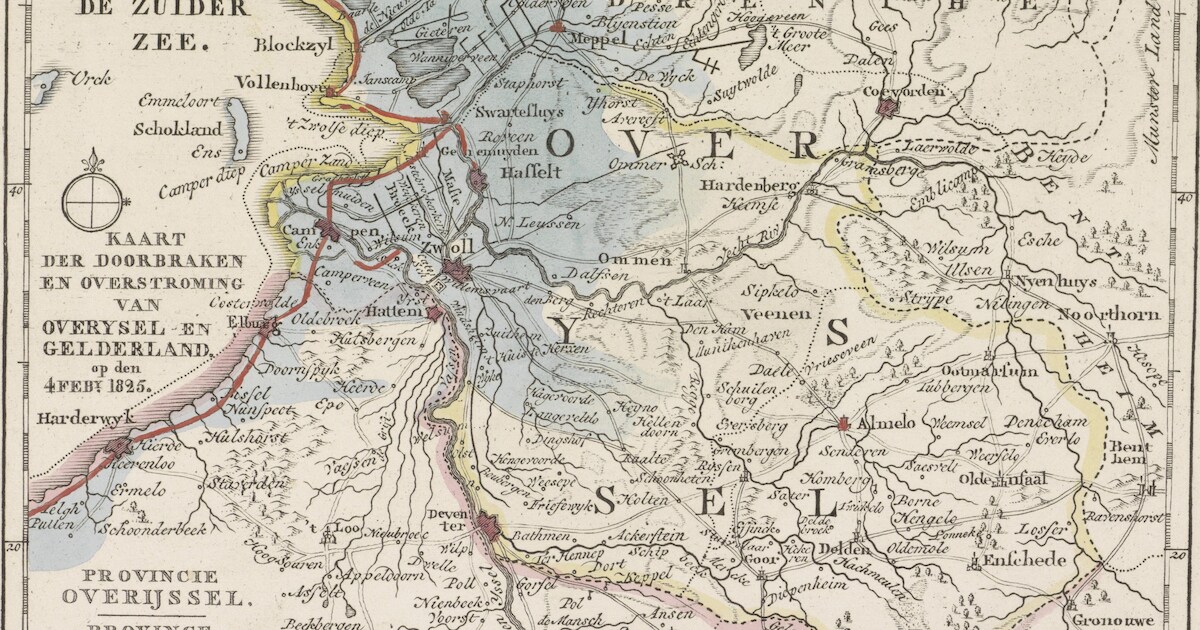 Lezing in Vollenhove over de watersnoodramp van 1825 | Steenwijkerland