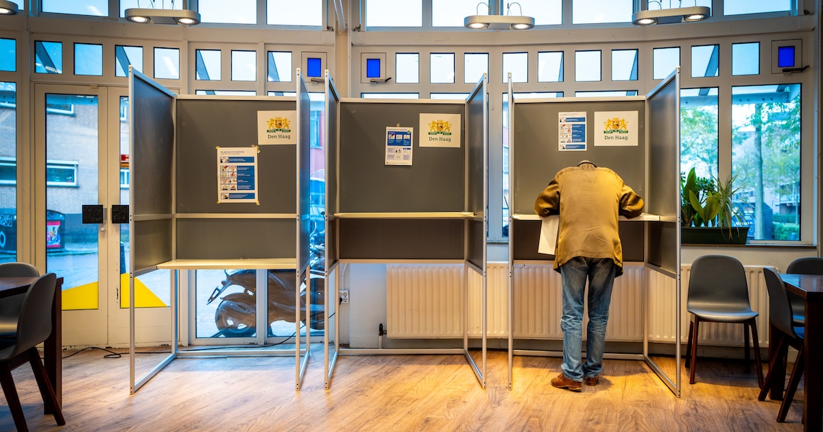 Vrouw wordt verboden man (81) met alzheimer te helpen in het stemhokje in Bruinisse.