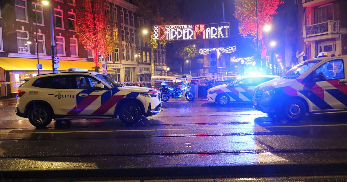 Gewonde bij schietpartij op Dapperstraat in Amsterdam