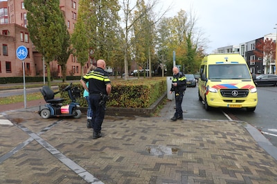 Man in scootmobiel gewond bij aanrijding op rotonde Bouwheerstraat in Barneveld