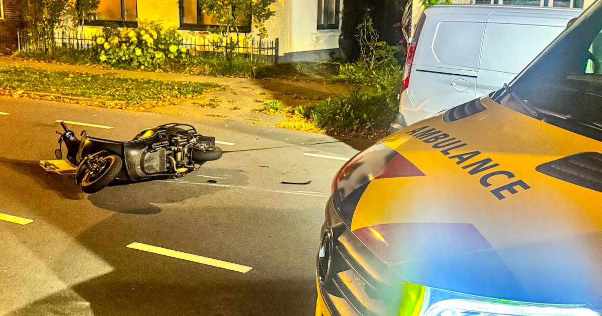 Beschonken scooterrijder gaat hard onderuit bij eenzijdig ongeval in Apeldoorn