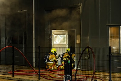 Forse brand in bedrijfspand op Riddererf in Nijkerk