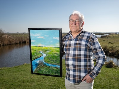 Jos (72) voor altijd gegrepen door meanderende kreken van polder Arkemheen: ‘Al heb ik ook Jutta Lee