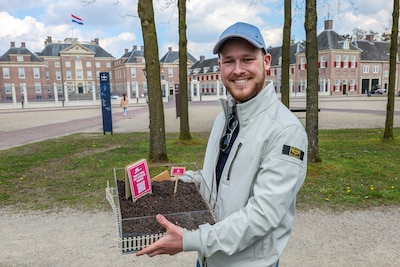 Reinier (28) wint grond van Paleis Het Loo: ‘Pissebed gaat ook gezellig mee’