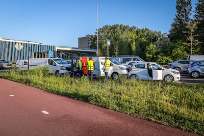 Drie voertuigen betrokken bij botsing op de Hogeweg in Amersfoort