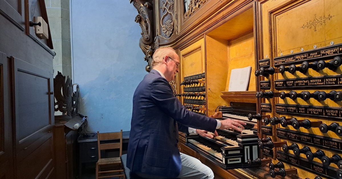Organist Harm Hoeve uit Rouveen geeft concert in Grote Kerk in Hasselt
