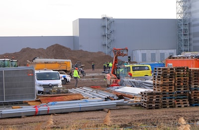 Arbeidsongeval op bouwterrein van distributiecomplex Jysk in Lelystad