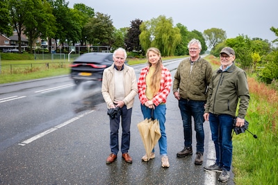Honderd bewoners verzetten zich tegen geluidsschermen in Ommen: ‘Ik moet er niet aan denken’
