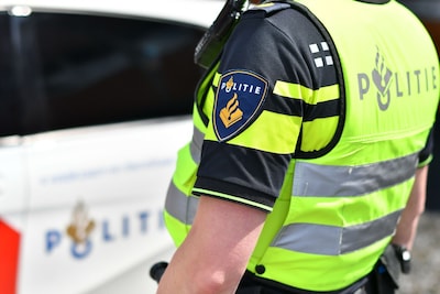 Eenzijdig ongeval met een motorrijder op Afrikaring in Amersfoort