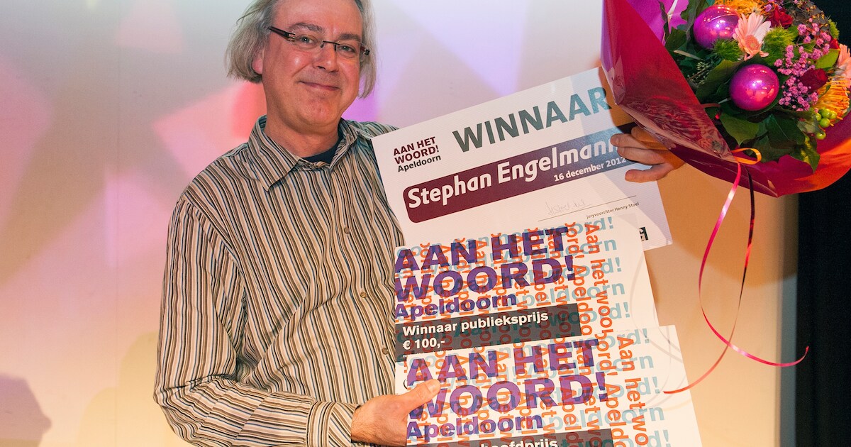 Stephan Engelmann wint 'Aan het Woord' | Regio | De Stentor.nl