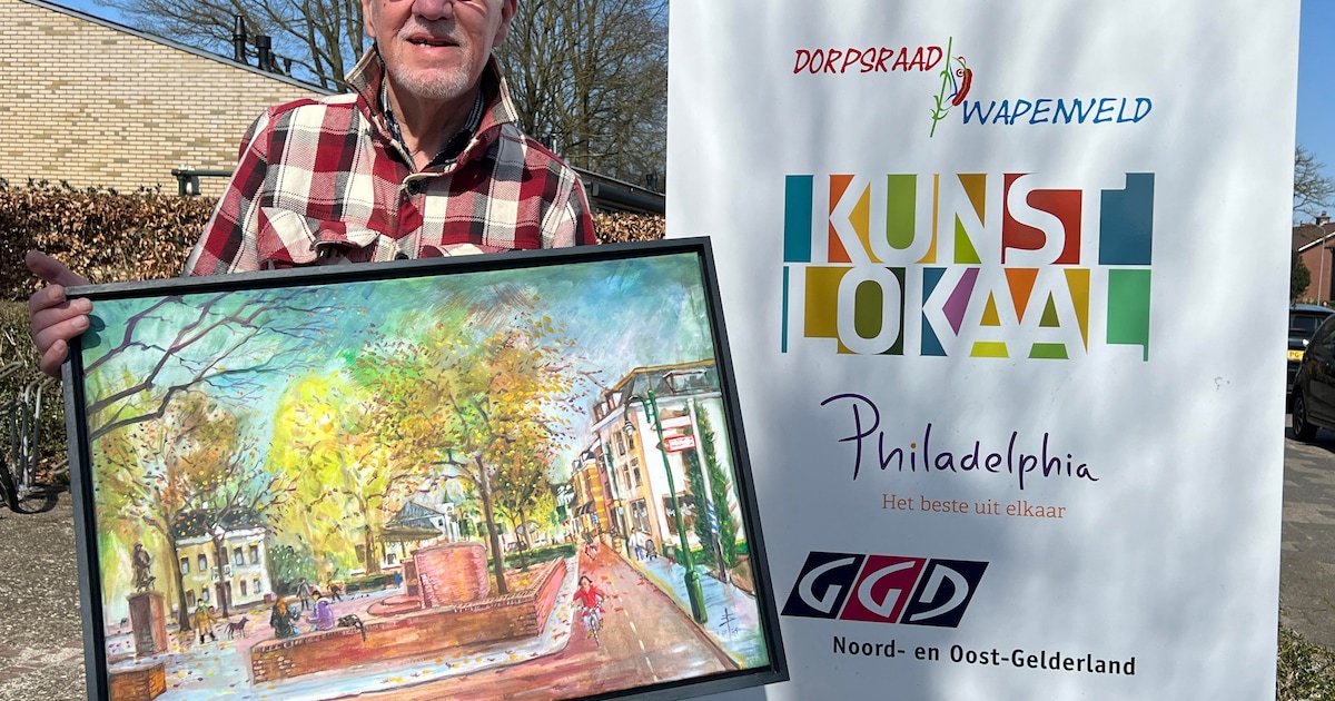Bernard Bos exposeert: dorpsgezichten van Heerde en Wapenveld op doek
