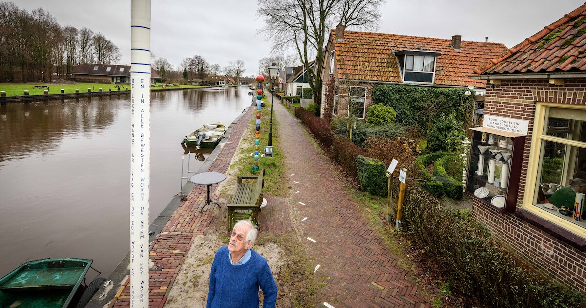 Over hoe er een porseleinen obelisk in Ossenzijl terecht kwam ...