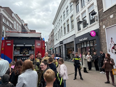 Brandweer naar drukke Diezerstraat in Zwolle, maar blussen blijkt niet nodig