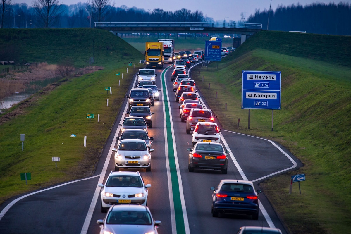 Op slechts één andere weg in ons land heeft het verkeer meer last van zwaardere files dan op de N50 bij Kampen.