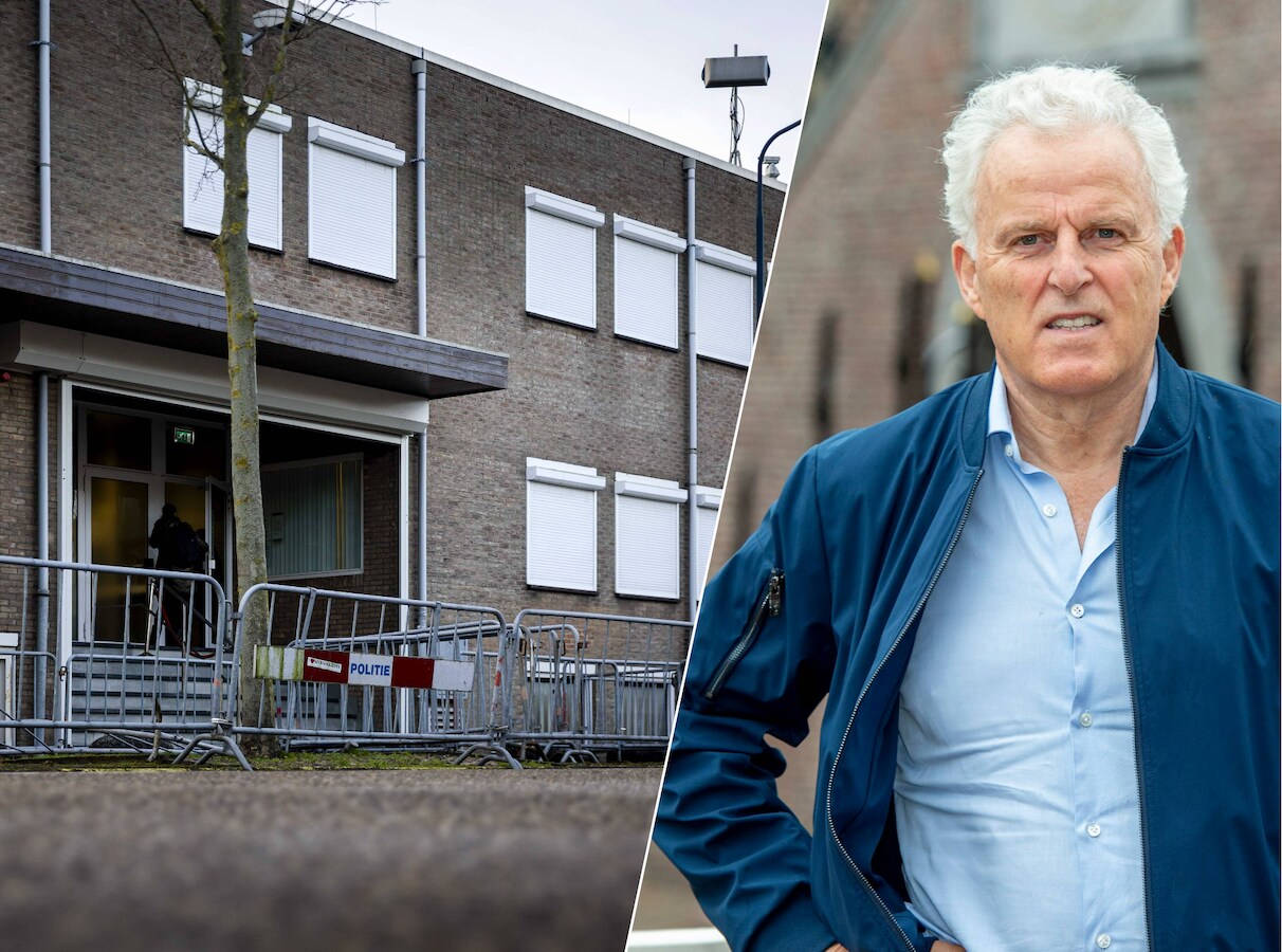 Peter R. de Vries werd bijna drie jaar geleden neergeschoten in het centrum van Amsterdam. In rechtbank De Bunker (foto links) hoorden de daders van de aanslag woensdag hun straffen.