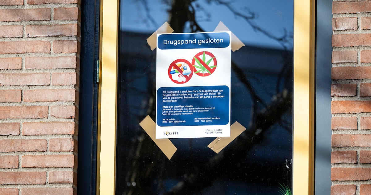 Drugspand in Hoogeveen gesloten na vondst hennep