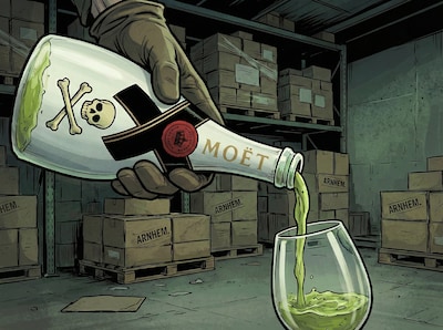 Beheerder verkocht dodelijke champagneflessen die hij vond in zijn loods: ‘Wat er in zat wist ik nie