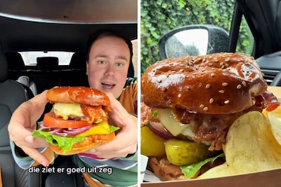 Snackspert lovend over ‘megalomane’ burger uit Arnhem: ‘Ik heb 721 happen genomen’