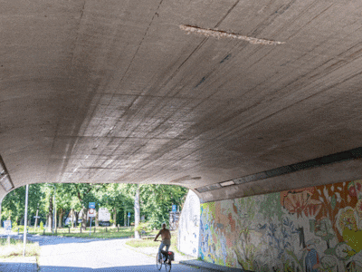 Brokkelviaducten in Zwolle wekelijks gecontroleerd, wegen zijn volgens gemeente veilig