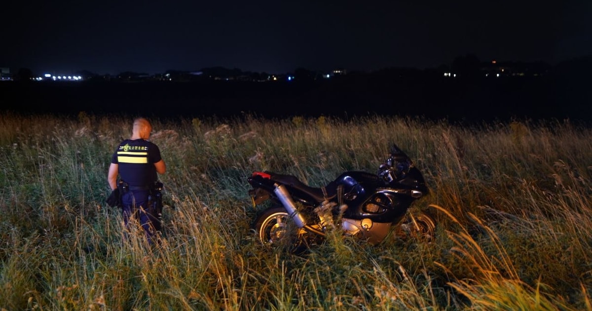 Motorrijder gewond na eenzijdig ongeval op Oppen Swolle in Zwartsluis
