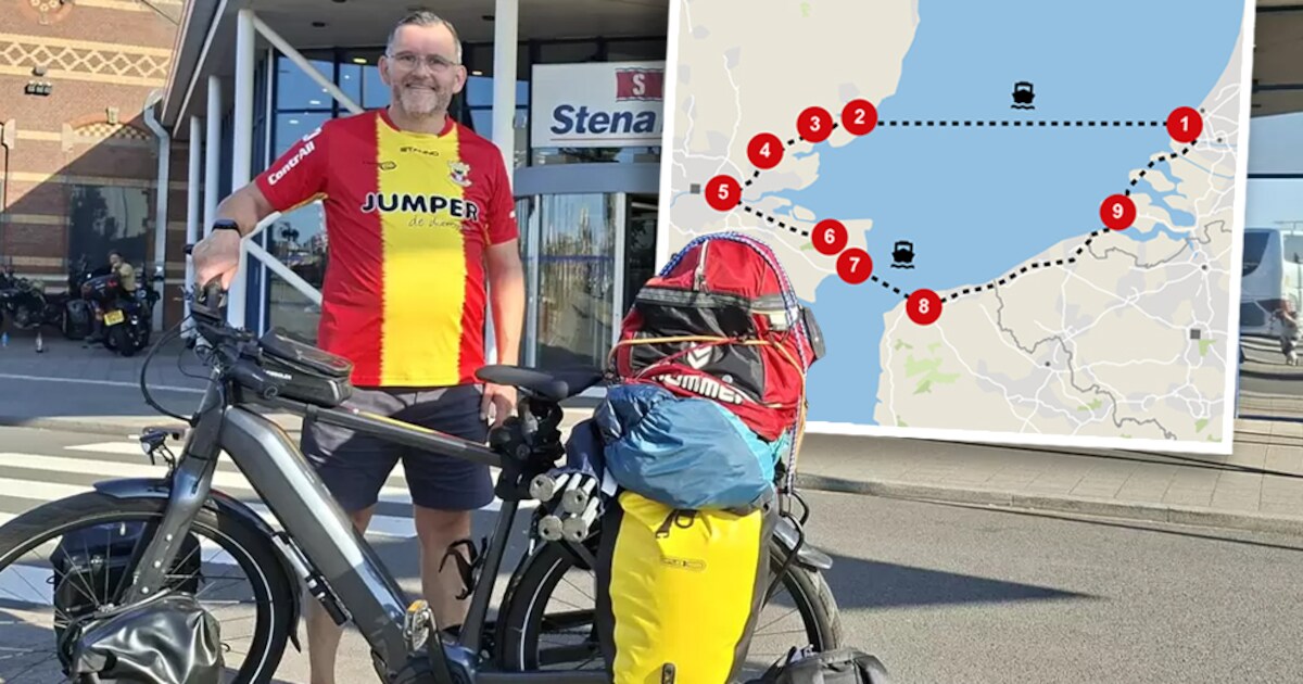Jeroen (54) uit Deventer fietst 500 kilometer voor oefenwedstrijd van ...