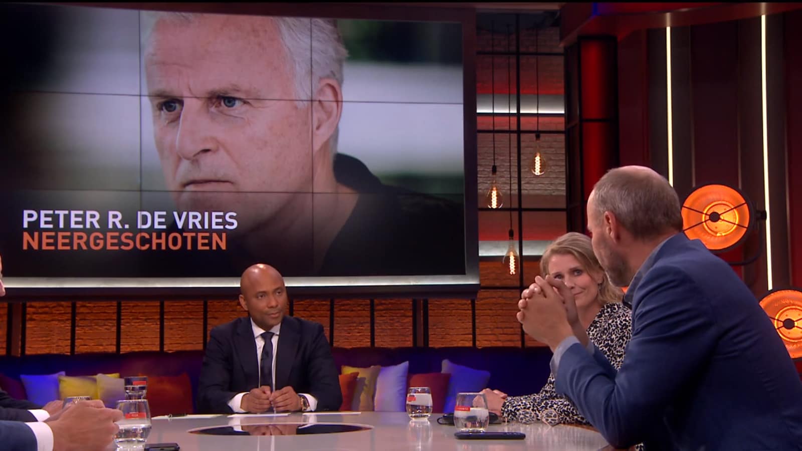 Humberto stond gisteravond in het teken van de aanslag op Peter R. de Vries.