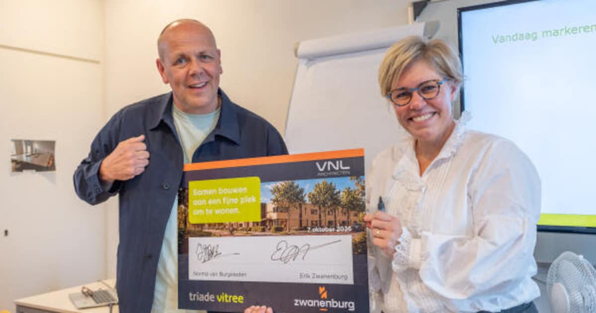 Vernieuwing woon-zorgcomplex van Triade Vitree in Almere is begonnen