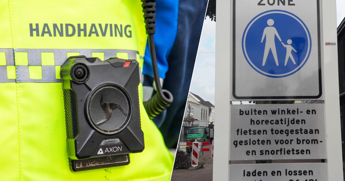 Bennie (41) fietst door een voetgangersgebied, dan zet een boa de achtervolging