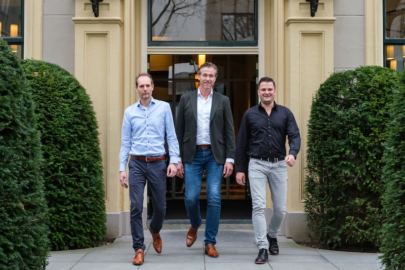 De directie van het gefuseerde bedrijf met Stephan van Leeuwen, Robert Kosse en Jan Gerard Gerrits (vlnr)