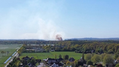 Heidebrand nabij Bosweg in Den Ham onder controle