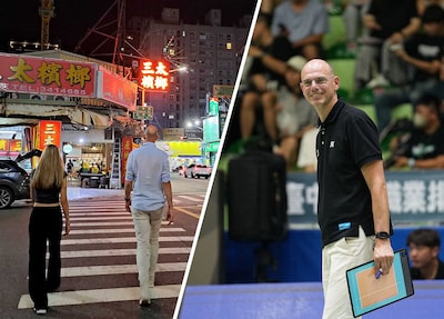 Henk Gootjes (50) leeft in Taiwan zijn volleybaldroom, maar het heeft wel een prijs